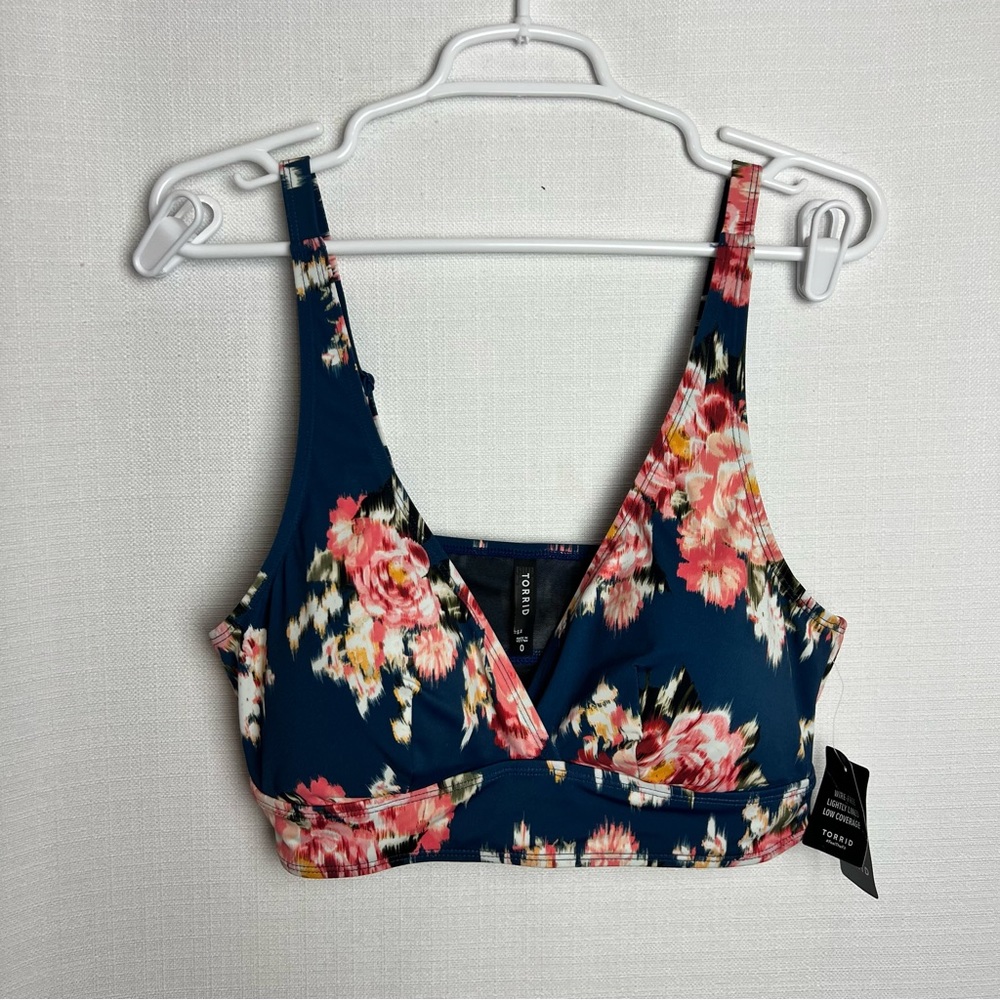 Torrid Bikini Top Floral